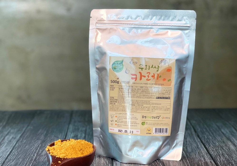 생미 국내산 유기농 우리쌀 카레가루 순한맛 카레 500g